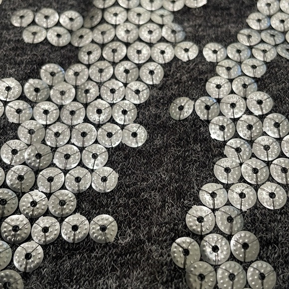 Metallic Sequined CharcoaL Coctail/Occasion Dress - Picture 12 of 12